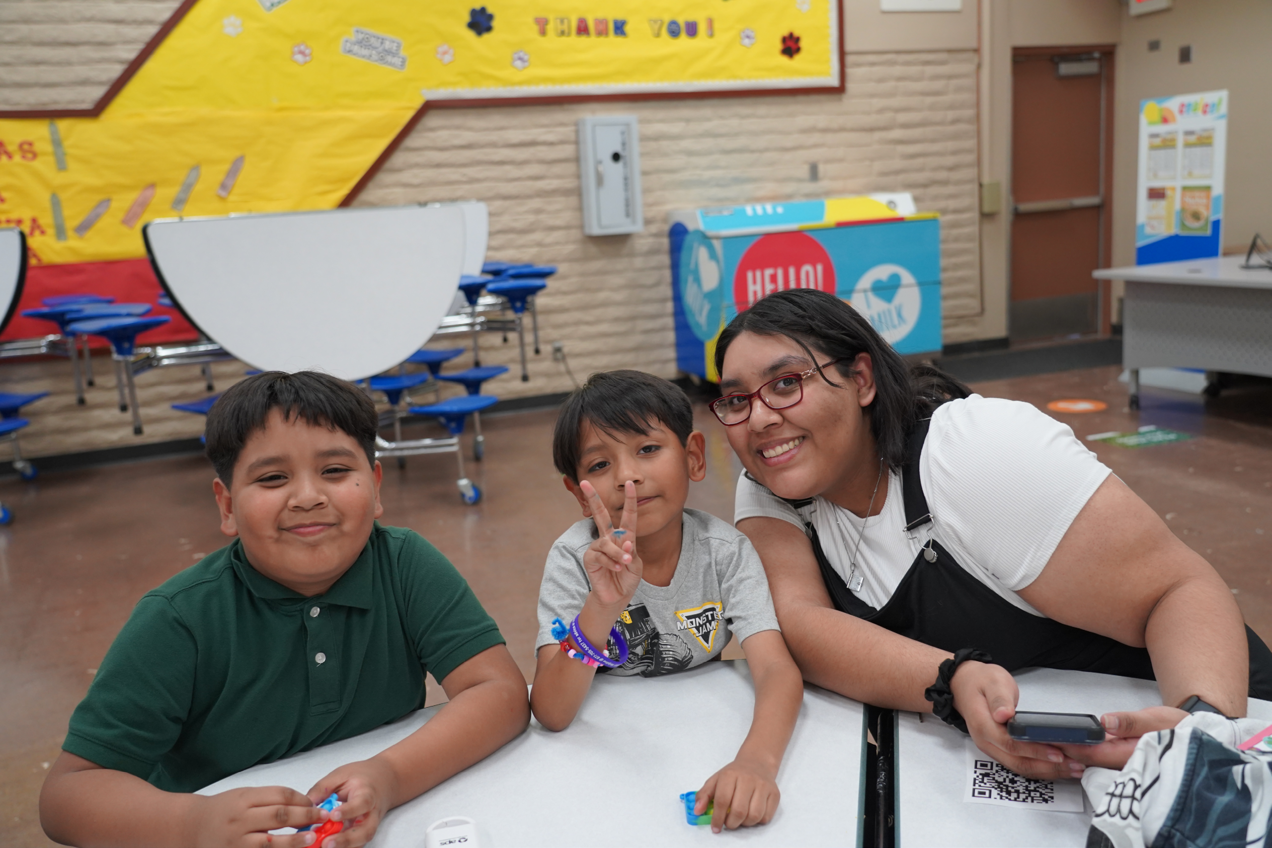 Family at table
