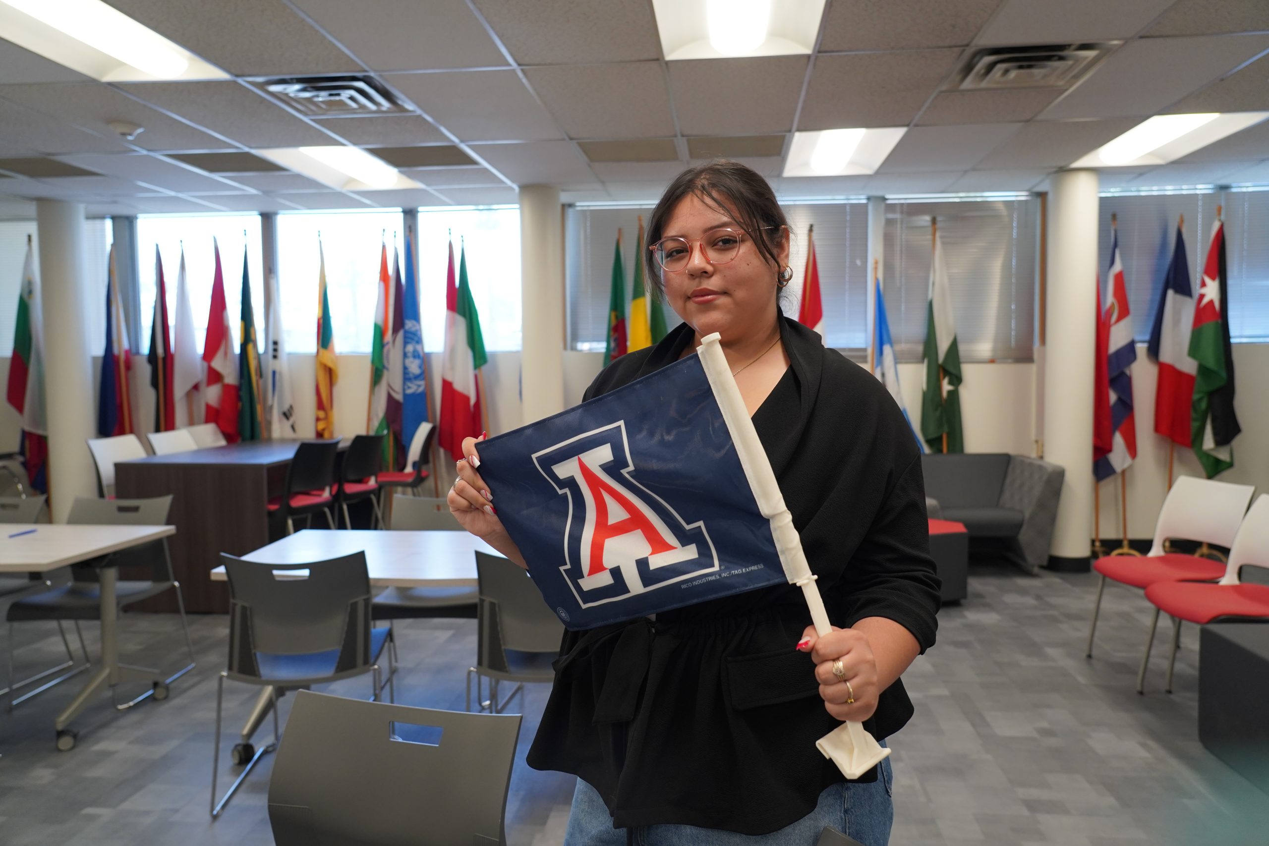 Jazmyn will be attending University of Arizona, thanks to VSUW, Be A Leader and FAFSA.